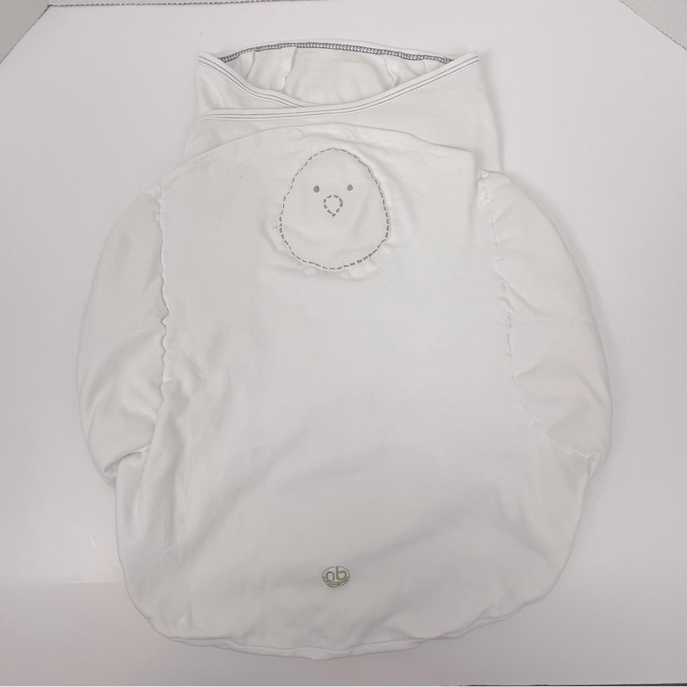 Nested Bean Zen Swaddle white 100% cotton small/medium 7-14 lbs.